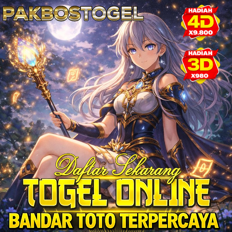 PAKBOSTOGEL ⚡ Link Register Situs Toto Togel Resmi Gampang Jackpot